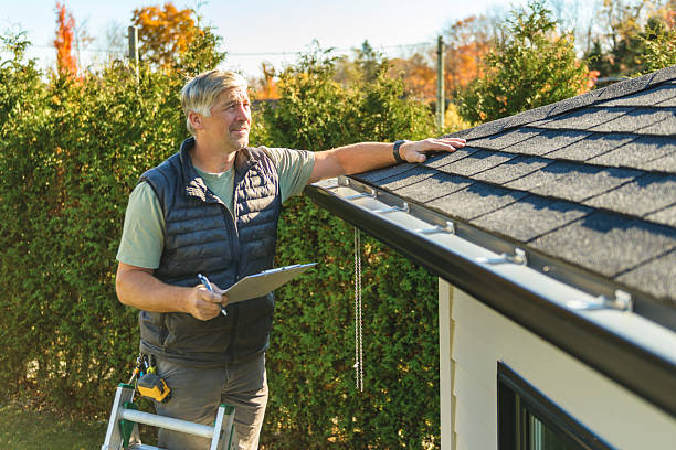 Professional Roof Inspection technician working in Divernon, IL